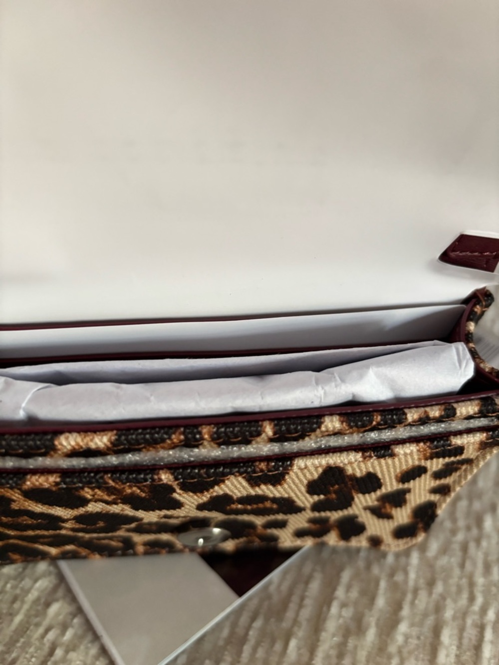 SOLD-Kate Spade Natasha Downtown Leopard Top Handle Bag NWT - Picture 7 of 9
